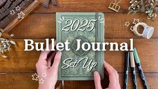 2025 BULLET JOURNAL SET UP!🌿 Easy, functional, & pretty spreads✨