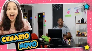 CENÁRIO NOVO – CONSTRUINDO UM CENÁRIO NOVO PARA CANAL YOUTUBE KIDS