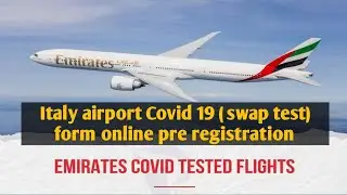 Italy airport covid 19 test (swap test) form | italy Airports |