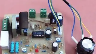 Регулятор оборотов коллекторного двигателя на  TDA1085