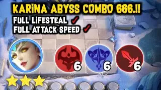 HYPER KARINA ABYSS.!! 6 ASTRO + 6 ABYSS + 6 WEAPON MASTER. MAGIC CHESS MOBILE LEGENDS
