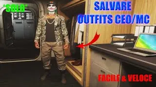 GLITCH COME SALVARE OUTFITS CEO/MC - SOLO - SEMPLICE & VELOCE - GTA 5 ONLINE