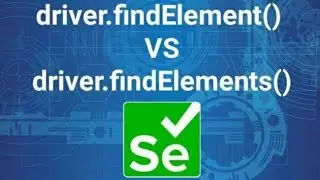 How to explain the difference between findElement & findElements in 2 minutes