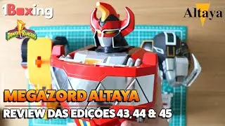 Megazord Power Rangers Altaya - Unboxing das edições 43, 44 & 45