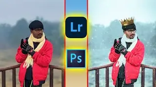 Winter snow fall photo editing | NBE pictures 2