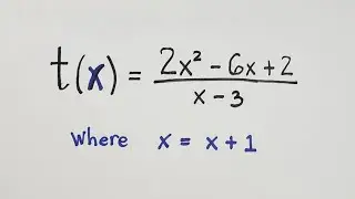 How to Evaluate this Function t(x)? General Mathematics