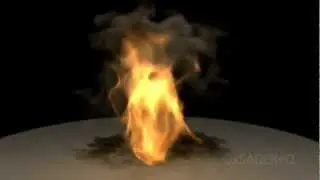 FumeFX test - Fire, Explosions and Flamethrower (HD) 3ds max