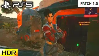 CYBERPUNK 2077 NEW PATCH 1.5 UPDATE - PS5 Gameplay Test & Performance 30