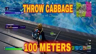 Throw Cabbage 100 Or More Meters In One Toss l Fortnite Week 6 Quests