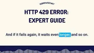 HTTP 429 Error: Expert Guide to Handling Rate Limiting & Server Protection