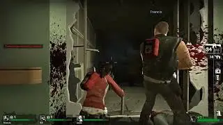 Left 4 Dead 1 in Third Person - No Mercy Gameplay