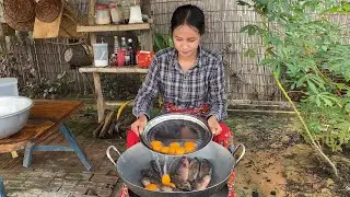 Grilled fish with pickles