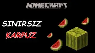 Sınırsız Karpuz ! | Otomatik Karpuz Tarlası | Minecraft Türkçe