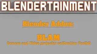 Blender-Addon: BLAM (Camera calibration Toolkit)