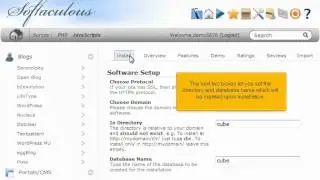 Installing CubeCart using Softaculous