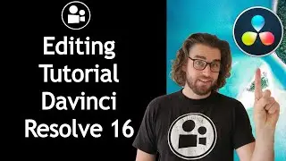 Da Vinci Resolve 16 - Editing Tutorial for beginners (Walkthrough Basic Edit)