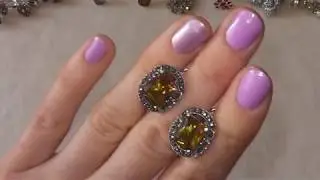 УКРАШЕНИЯ В СЕРЕБРЕ ( СУЛТАНИТ , ГРАНАТ , МАРКАЗИТ , АМЕТИСТ , ГОРНЫЙ ХРУСТАЛЬ )
