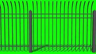 Fence Animation | Green Screen HD
