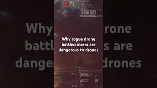 Why rogue drone battlecruisers are dangerous to drones #eveonline #shorts #eveonlinegameplay