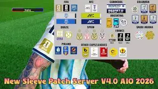 New Sleeve Patch Server V4.0 AIO 2026 + Instalation - PES 2021 & Football Life 2026