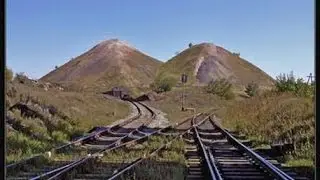 Удивительные терриконы в Янов-Полесском (Беларусь)