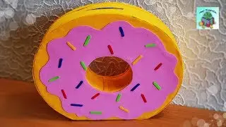 MONEY BOX-DONUT YOUR HANDS (DIY, Handmade).