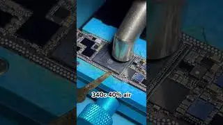 How To Remove iPhone 12 #A14 CPU - Safe Temperature For Our Setup #phonerepair #shorts