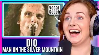 Ronnie James Dio Can Summon Dragons | Dio - Man On The Silver Mountain Reaction Vocal Coach Analysis
