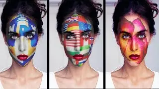 How to paint graphics on Face - Latest Photoshop Tutorial by Magic Hives