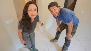 The floors are finally down… but it wasn’t easy