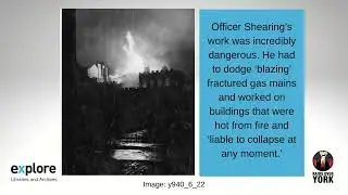 Raids Over York - Baedeker Raid - ARP Wardens and Officer Shearing