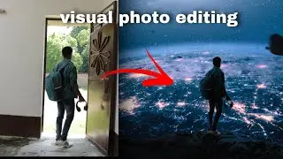 visual photo editing in mobile 🤯 || space photo editing tutorial 