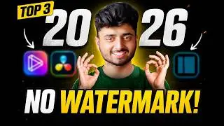 3 BEST Free Video Editors for PC / 2026 Free and No Watermark!