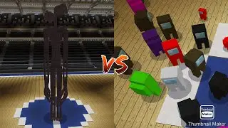 Among Us vs Siren Head in Minecraft