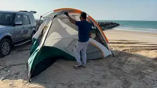 SOLO CAMPING ADVENTURE NAMAN TAYO SA AL RAMS BEACH RAS AL KHAIMAH UAE