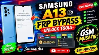 Samsung A13 frp bypass 2026 🔥 || With Unlock tool ||New Method|| All samsung mobile Bypass Support||