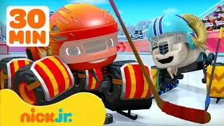 Blaze | 30 MINUTEN: Blaze macht Sport! 🏒 Eishockey, Fußball & mehr | Nick Jr. Deutschland