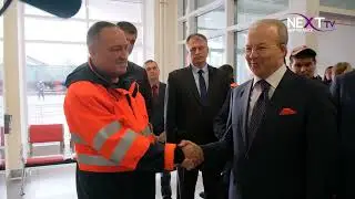 В Амзе открылся новый жд вокзал.