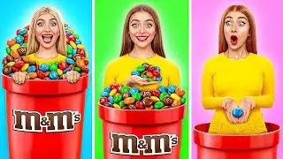 Big, Medium and Small Plate Challenge | Funny Food Situations by Multi DO Challenge