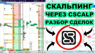 ТОРГОВЛЯ В CSCALP. СКАЛЬПИНГ ПО СТАКАНУ В СИСКАЛЬП