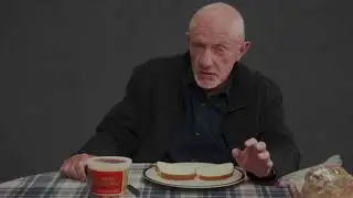 Mike Ehrmantraut makes a sandwich