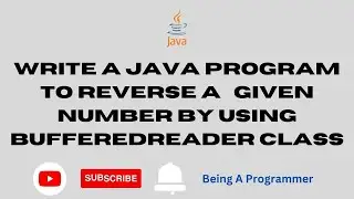 Java program to Reverse a Number | Reverse a number