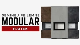 Montaj semineu modular prefabricat pe lemne FLOTEK in doar cateva ore