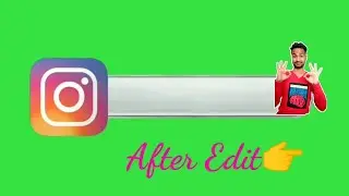Free Download Instagram Green Screen Template||Tech RPC