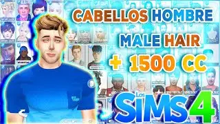 Los Sims 4 Super Pack Peinados de Hombre + 1500 CC / The Sims 4 Male Hair Folder CC 📂 ⤵️ 2023