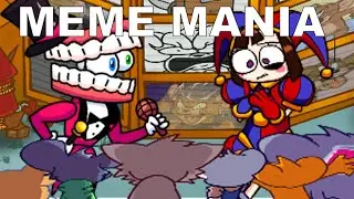 FNF Meme Mania V2 but Caine and Pomni sings it (Cover) [The Basement show v2]