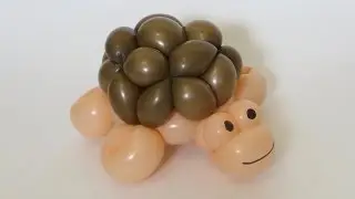 Turtle of two balloons (inspired by Jim Morey) - twisting tutorial