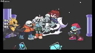 Friday Night Funkin' Distrust V3 (Demo) Vs Distrust Sans, Papyrus and Alphys (New Mod, Distrust AU)