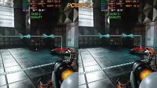 Portal with RTX @ RTX 4080 FE [DLSS 2 Vs. DLSS 3] (Quality Mode)