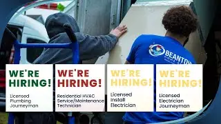 NOW HIRING! HVAC Techs, Licensed Electricians & Plumbers | Beantown Home Services